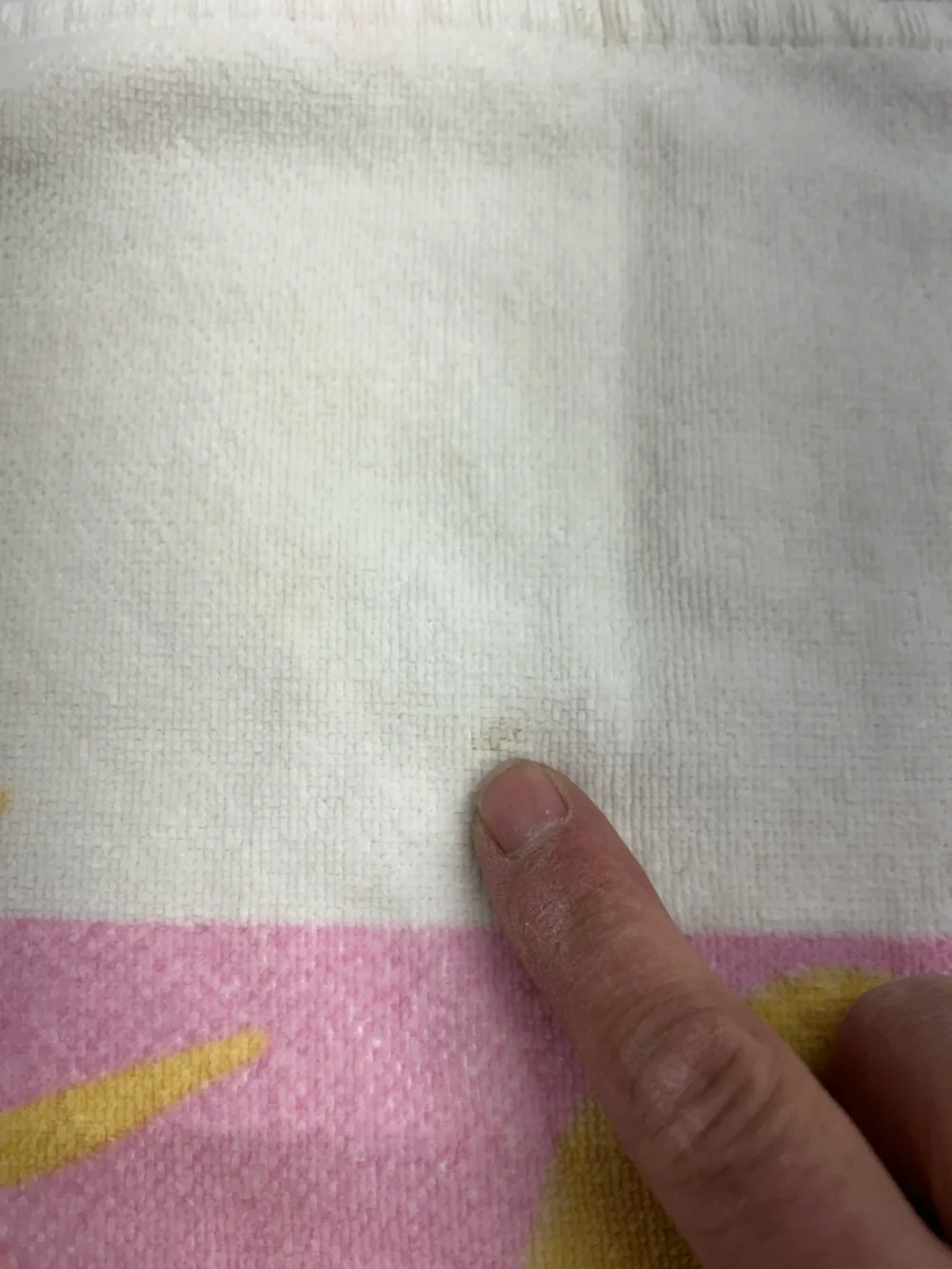 Cotton Barbie Pink, Blue & Yellow Surf Print Beach Towel-Vintage
